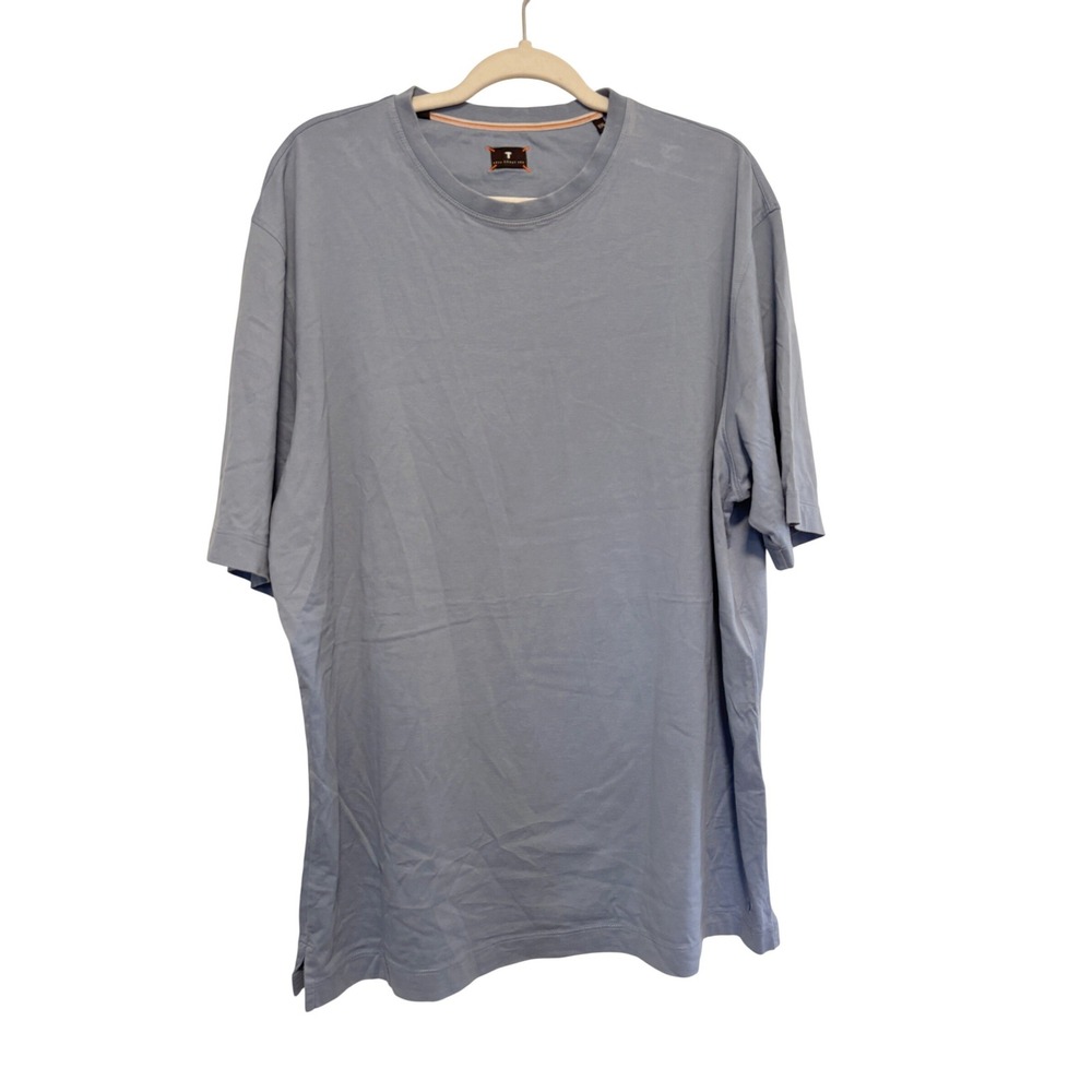 Left Coast Tee Blue 100% Pima Cotton Short Sleeve Crewneck T-Shirt Mens XXL
